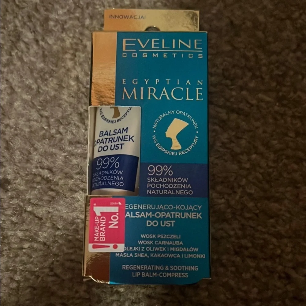 Eveline Egyptian Miracle Lip Balm, $12.87 New, Never Opened Package